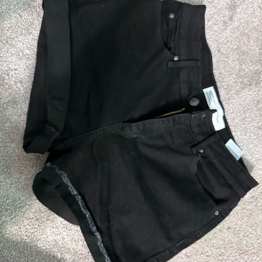 Signature by Levi Strauss Dark Denim Shorts